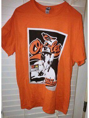 Baltimore Orioles Jackson Holliday Debut T Shirt Orange Medium Top Prospect